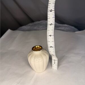 Lenox Cream and Gold Accent Vase